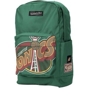 NWT - Mitchell & Ness Green Seattle SuperSonics Harwood Classics Backpack